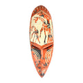 Medium Ghana Fang Mask - Symbol Orange