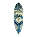 Medium Ghana Fang Mask - Symbol Blue