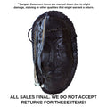 DAMAGED Black Mask Leather Purse