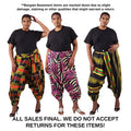 Bargain Set of 3 Drawstring Drop Crotch Pants - ASSORTED