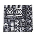 Bargain Black/White Mud Print-in-print fabric - 6 Yards