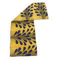 Peacock Print Head Wrap: Yellow