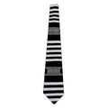Ashanti Necktie: Black & White