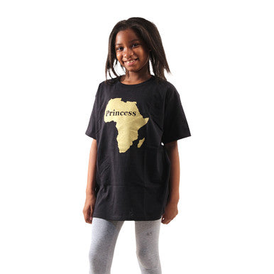 African Princess Children's T-Shirt - Large