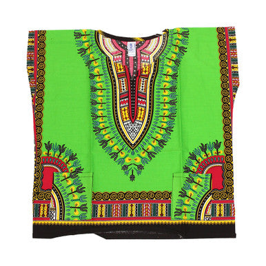 Children's Sleeveless Dashiki - SIZES - Fuchsia - Large