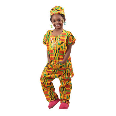 Children's Kente Pant Set - Style #1 - Large