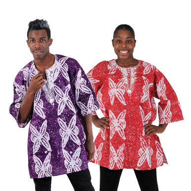 Batik Dashiki - Black