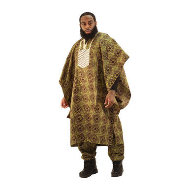 Embroidered Grand Boubou Pant Sets - Style A