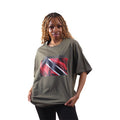 Trinidad & Tobago Flag T-Shirt - Military Green - LG