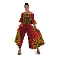 Red Sun Off-Shoulder Jumpsuit