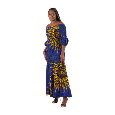 Blue Sun Elastic Short Dress
