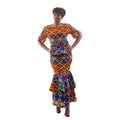 Bold Kente 2-Piece Elastic Skirt Set