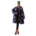 Blue & Green Circle Print Smock