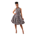 Black & White Kente Dress