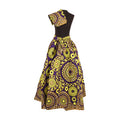 Tribal Print Maxi Skirt: Plus Size
