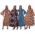 Set Of 4 Flare-Sleeve Stretch Top Dresses