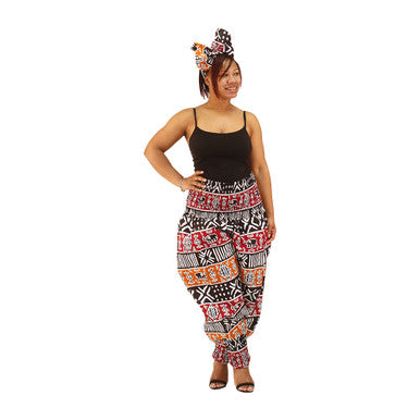 Ankara Print Harem Pants - ONE SIZE - Style A
