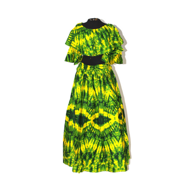 Ankara Print Crop-top & Split Skirt Set - Style A
