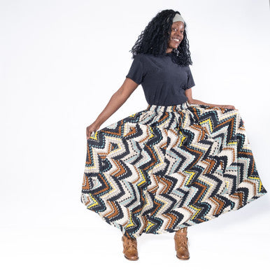 African Print Flared Skirt - ALT Design