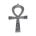 8" Over-Sized Silver Ankh