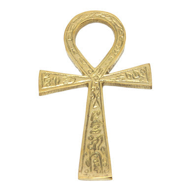 4" Brass Ankh