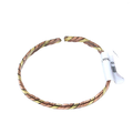 Brass & Copper Thin Metal Twist Bracelet