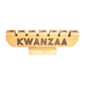"KWANZAA" (Natural Wood) Kwanzaa Kinara