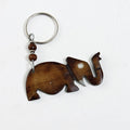 African Bone Elephant Key Chain