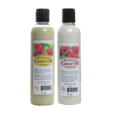 Black Jamaican Castor Oil Shampoo & Conditioner for Hair Growth & Scalp Health