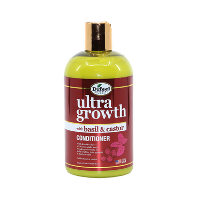 Difeel: Ultra Growth Basil & Castor Oil Pro-Growth Conditioner - 12 oz.