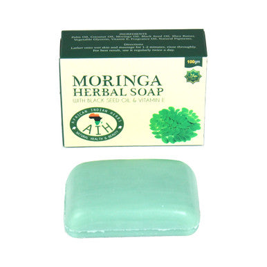 African Indian Herbs (AIH): Moringa Herbal Soap - 3.5 oz.