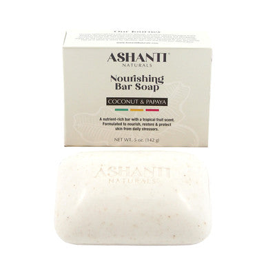ASHANTI NATURALS: Coconut & Papaya Nourishing Bar Soap - 5 oz.