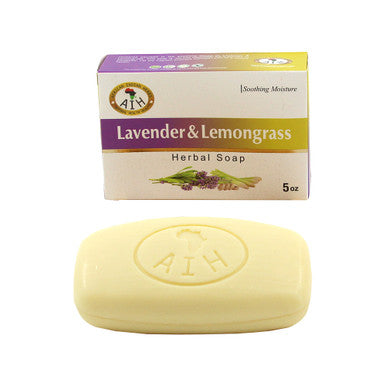 African Indian Herbs (AIH): Lavender Lemongrass Soap - 5 oz.