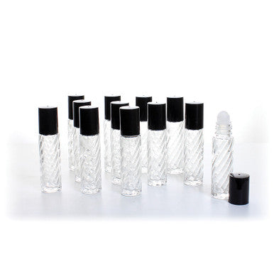 ⅓ oz (10 ml) Textured Roll-On Bottles - Set 12