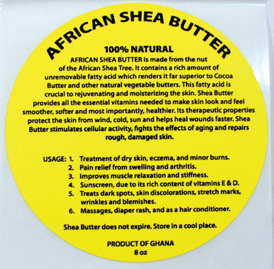 7 oz. Shea Butter Labels: Set Of 12