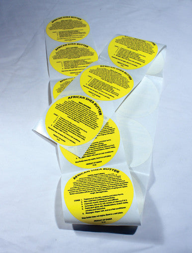 12 oz. Shea Butter Labels: Set Of 12
