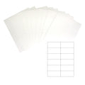 10 Sheets Laserjet Weatherproof Labels