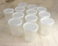 32 oz. Clear Containers w/Lids -12 pk.