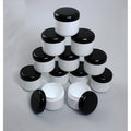 Set Of 12 Plastic Double Wall Jars - 4oz