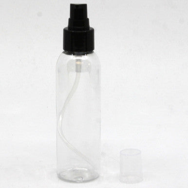4 oz. Plastic Bottles w/PUMP CAP - Set Of 12