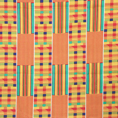 Kente Fabric #1 Cotton/Poly Blend - 12Y