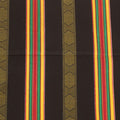 African Kente Fabric #4 BLACK - 6 Yards
