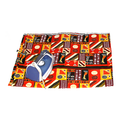 Orange Tribal Mud Print Fabric - 6 Yards