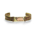 Brass Elephant Bracelet