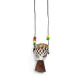Djembe Drum Necklace: Small