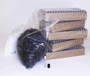 Case ⅓ oz (10 ml) FANCY Textured Roll-On Bottles - Case Of 864