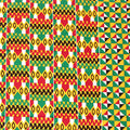 Hexagon Kente Fabric 6 Yards